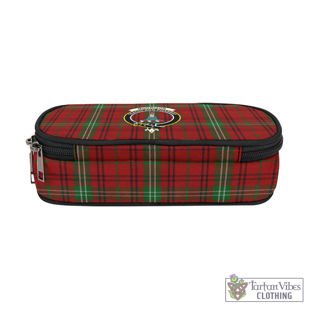 Morrison Tartan Pen and Pencil Case with Family Crest - Tartan Vibes Clothing