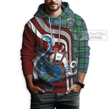 Morrison Ancient Tartan Hoodie with Epic Bagpipe Style