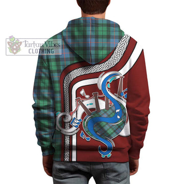 Morrison Ancient Tartan Hoodie with Epic Bagpipe Style