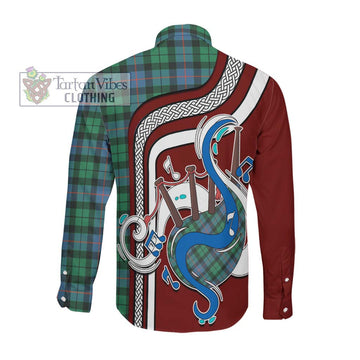 Morrison Ancient Tartan Long Sleeve Button Shirt with Epic Bagpipe Style