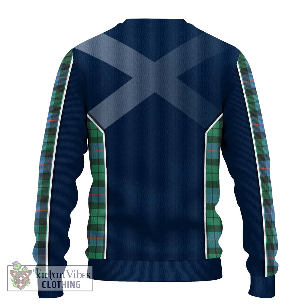 Morrison Ancient Tartan Knitted Sweater with Family Crest and Lion Rampant Vibes Sport Style - Tartan Vibes Clothing