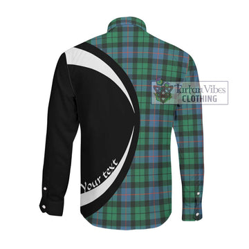 Morrison Ancient Tartan Long Sleeve Button Up with Family Crest Circle Style