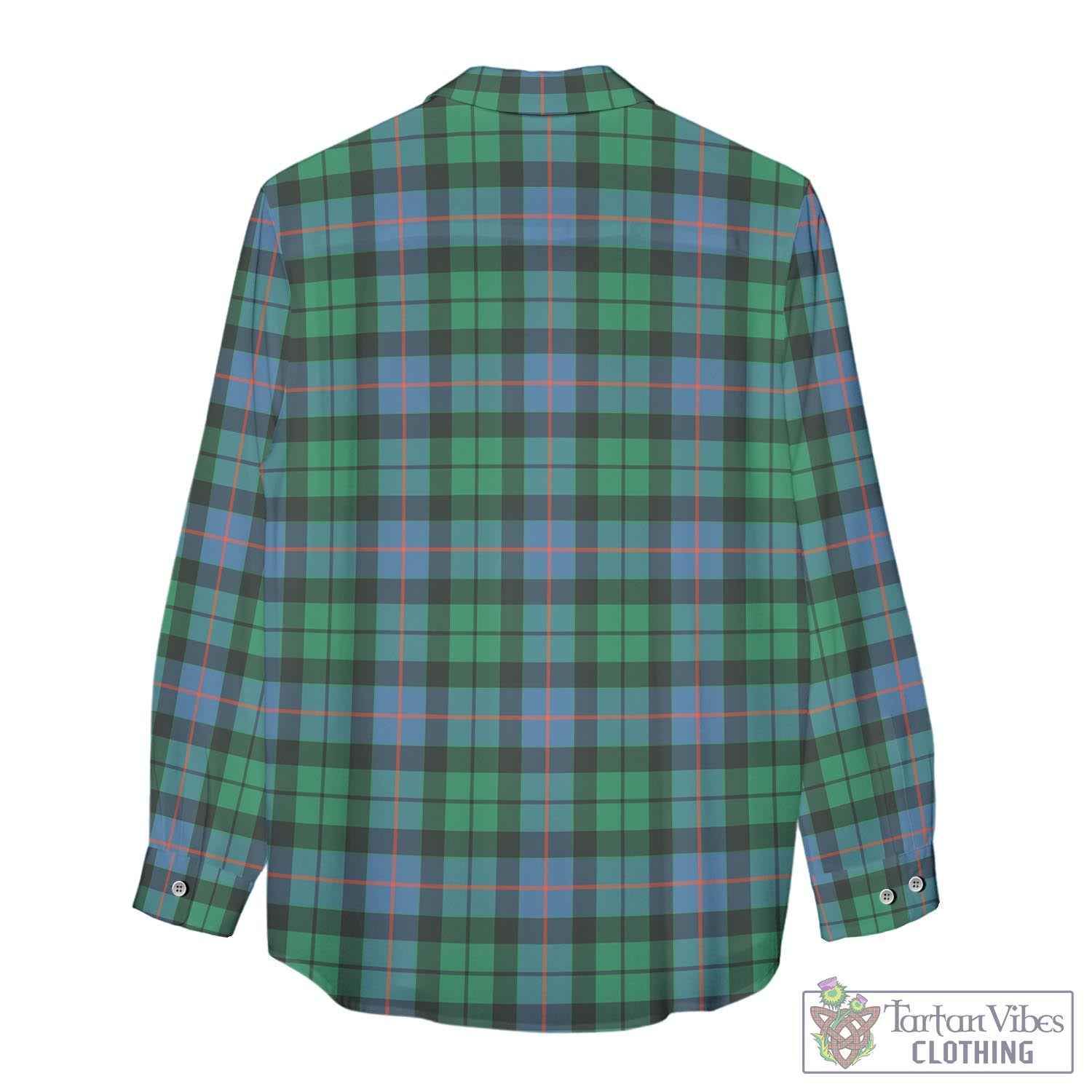 Tartan Vibes Clothing Morrison Ancient Tartan Womens Casual Shirt with Family Crest