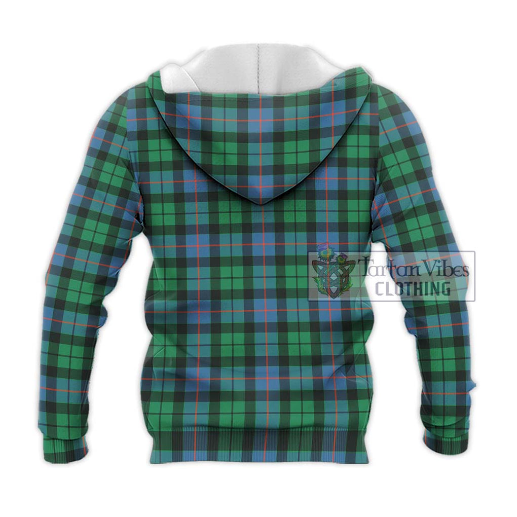 Morrison Ancient Tartan Knitted Hoodie with Family Crest DNA In Me Style - Tartanvibesclothing Shop