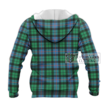 Morrison Ancient Tartan Knitted Hoodie with Family Crest DNA In Me Style