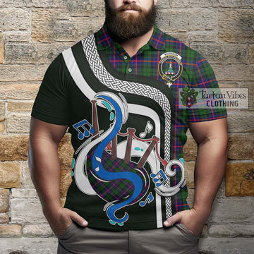 Morrison Modern Tartan Polo Shirt with Epic Bagpipe Style