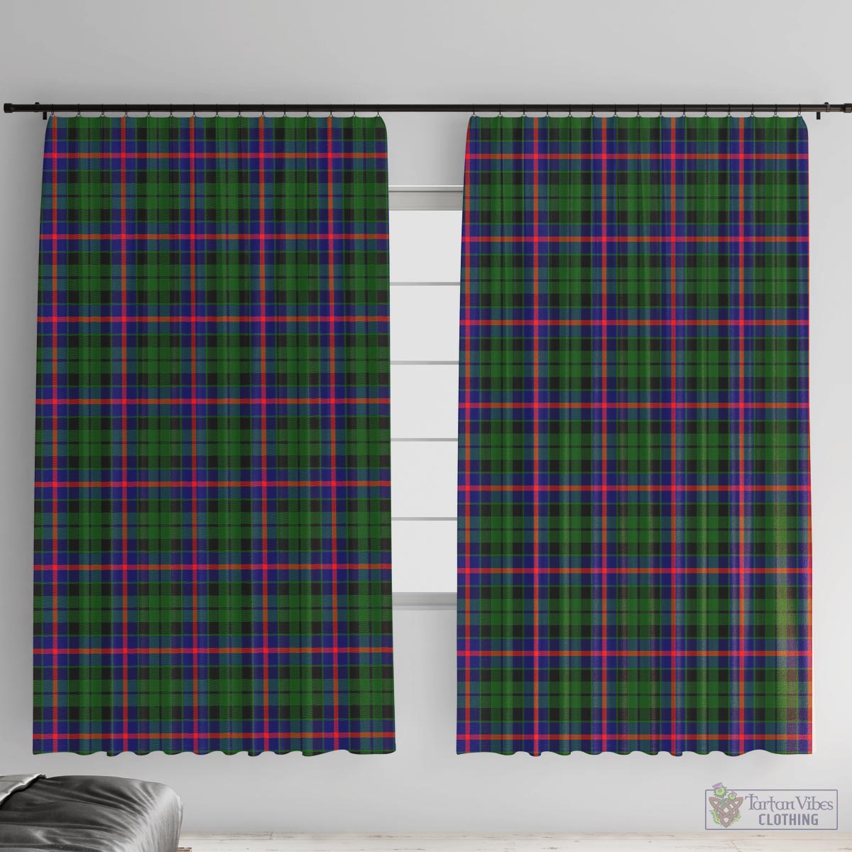 Morrison Modern Tartan Window Curtain