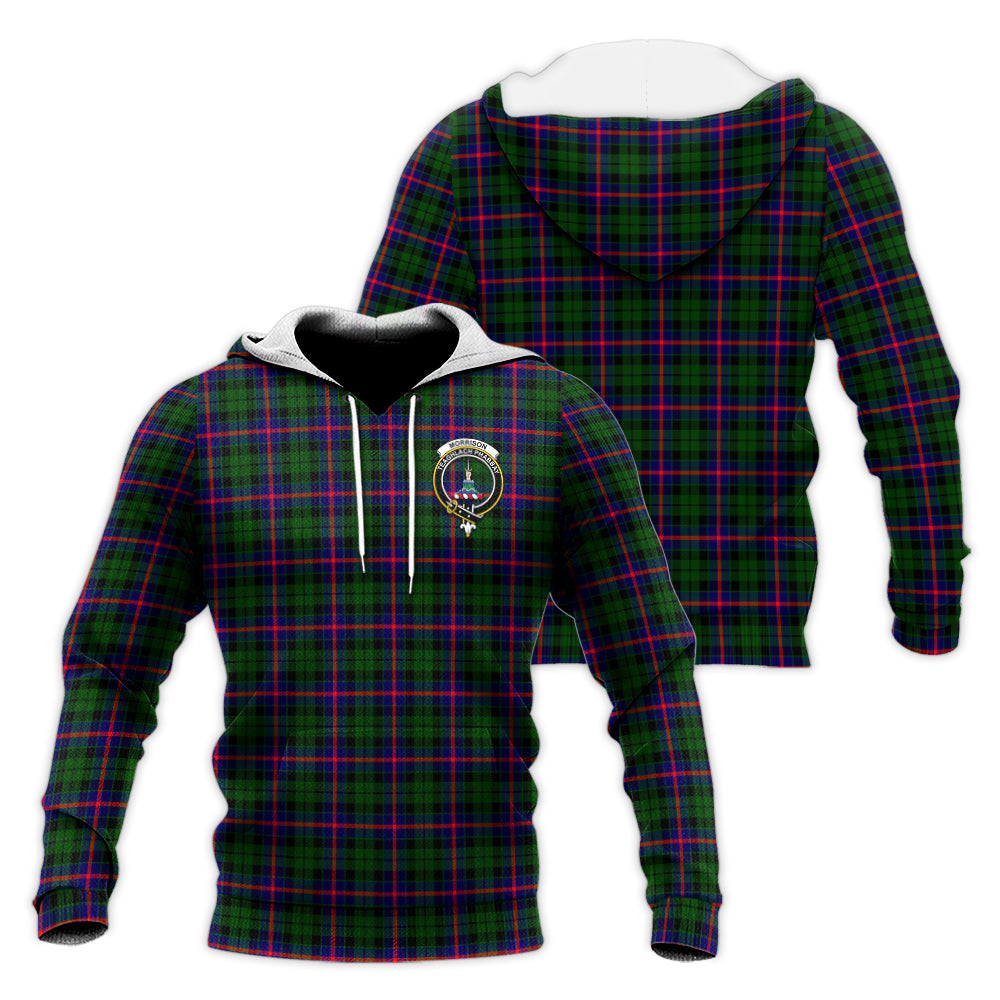 morrison-modern-tartan-knitted-hoodie-with-family-crest