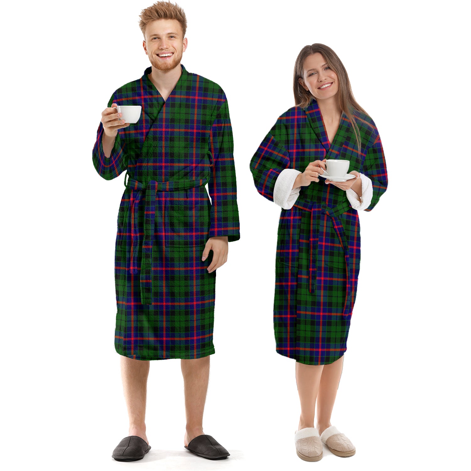 Morrison Modern Tartan Bathrobe Unisex S - Tartan Vibes Clothing