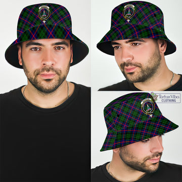 Morrison Modern Tartan Bucket Hat with Family Crest