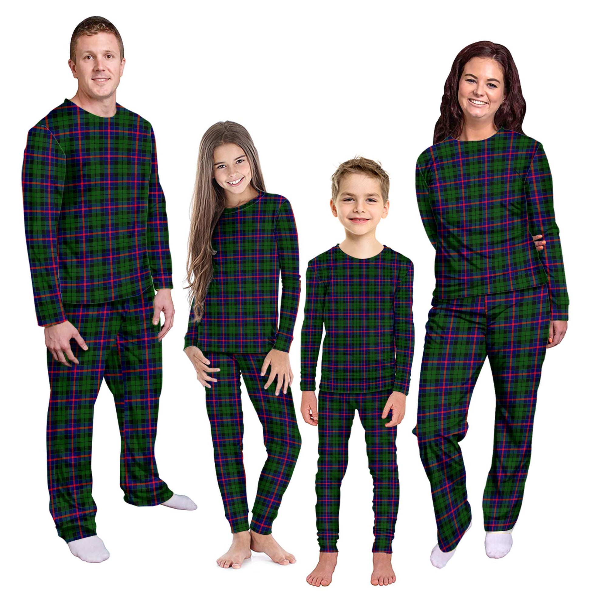 Morrison Modern Tartan Pajamas Family Set Kid - Tartan Vibes Clothing