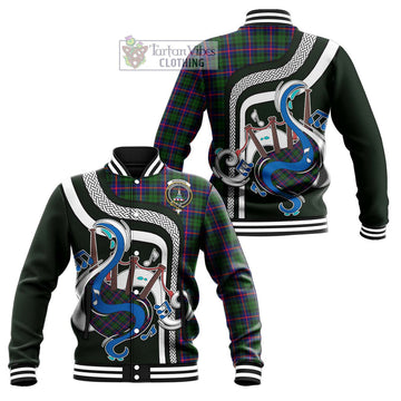 Morrison Modern Tartan Baseball Jacket with Epic Bagpipe Style