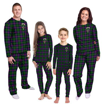 Morrison Modern Tartan Pajamas Family Set with Family Crest