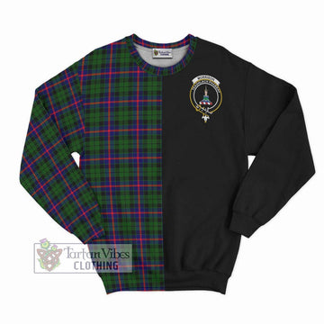 Morrison Modern Tartan Sweatshirt with Family Crest and Half Of Me Style