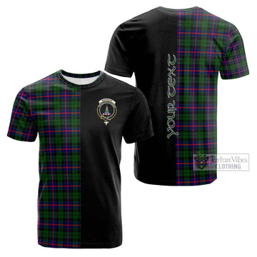 Morrison Modern Tartan Cotton T-shirt with Family Crest and Half Of Me Style