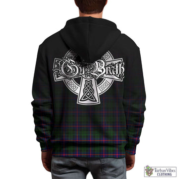 Morrison Modern Tartan Hoodie Featuring Alba Gu Brath Family Crest Celtic Inspired