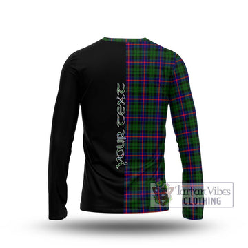 Morrison Modern Tartan Long Sleeve T-Shirt with Family Crest and Half Of Me Style