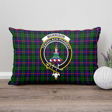 Morrison Modern Tartan Pillow Cover with Family Crest