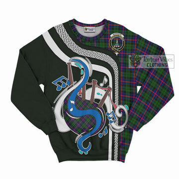 Morrison Modern Tartan Sweatshirt with Epic Bagpipe Style