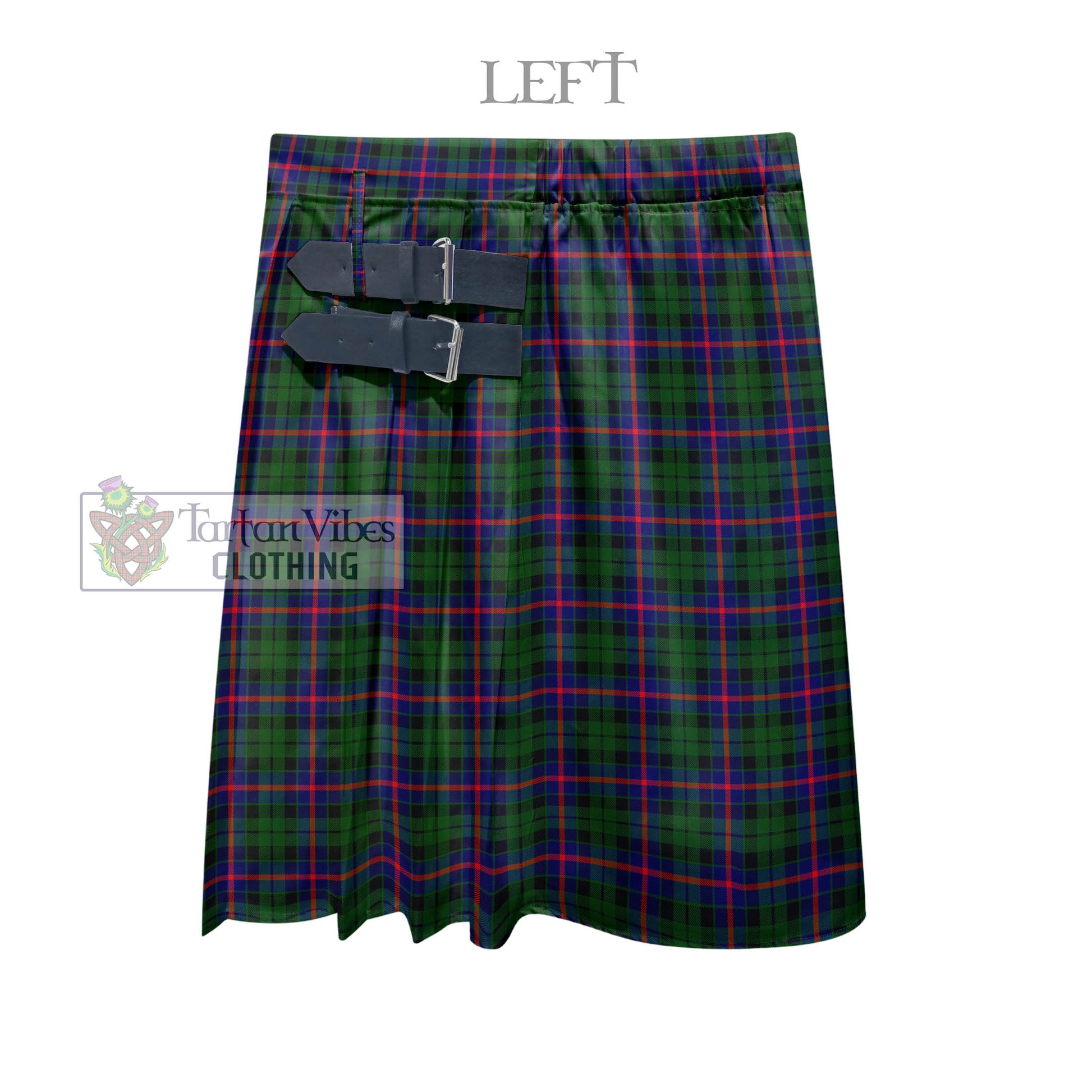 Tartan Vibes Clothing Morrison Modern Tartan Men's Pleated Skirt - Fashion Casual Retro Scottish Style