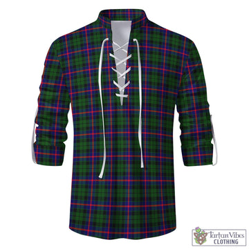 Morrison Modern Tartan Men's Scottish Traditional Jacobite Ghillie Kilt Shirt