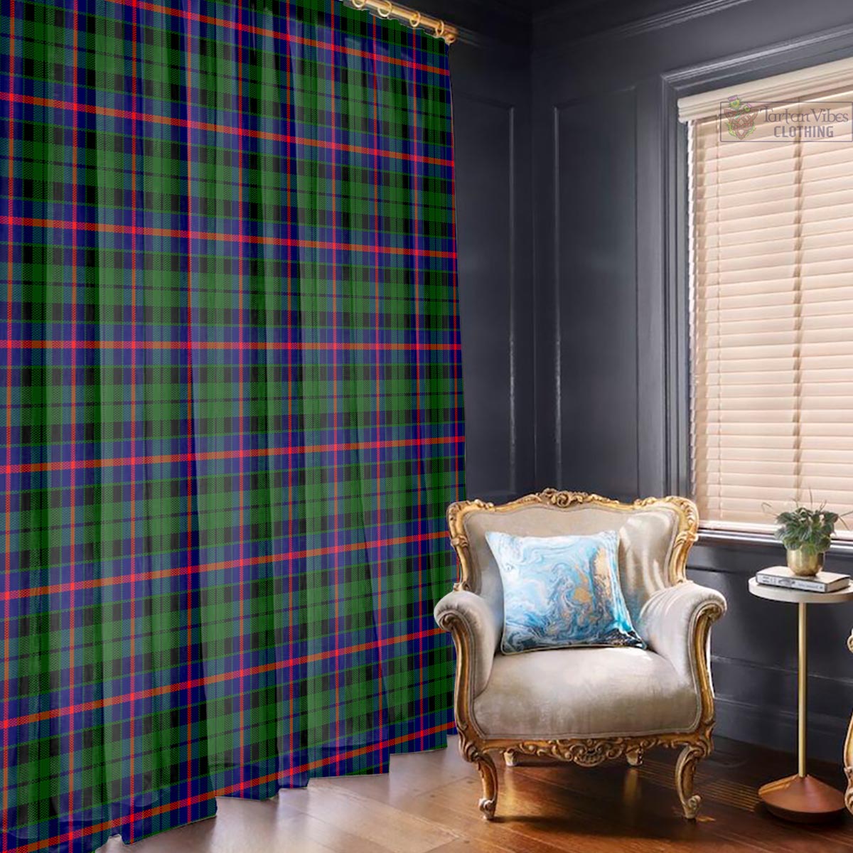 Morrison Modern Tartan Window Curtain