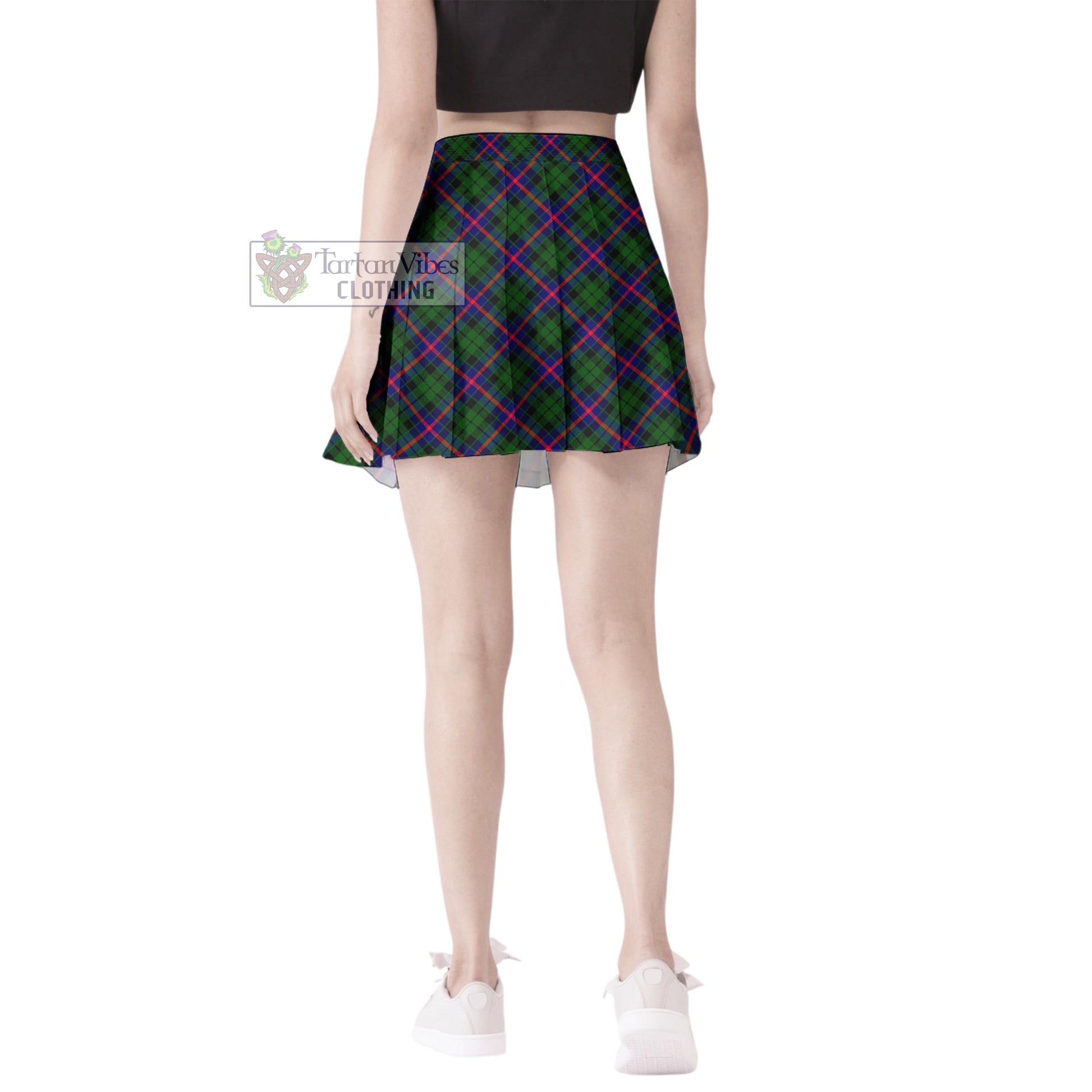 Tartan Vibes Clothing Morrison Modern Tartan Women's Plated Mini Skirt