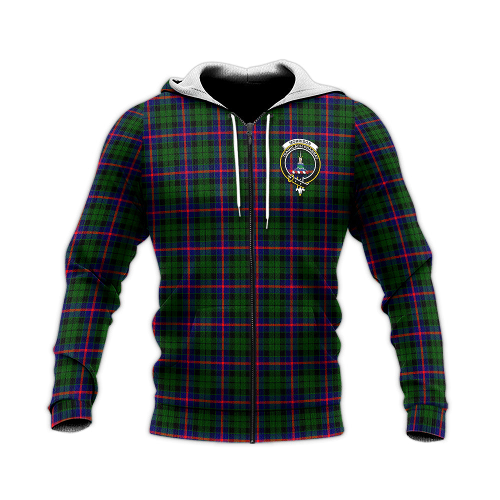 morrison-modern-tartan-knitted-hoodie-with-family-crest