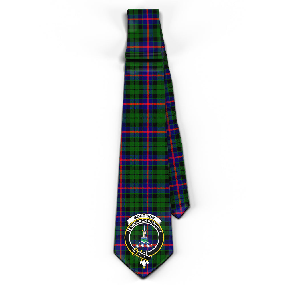 morrison-modern-tartan-classic-necktie-with-family-crest