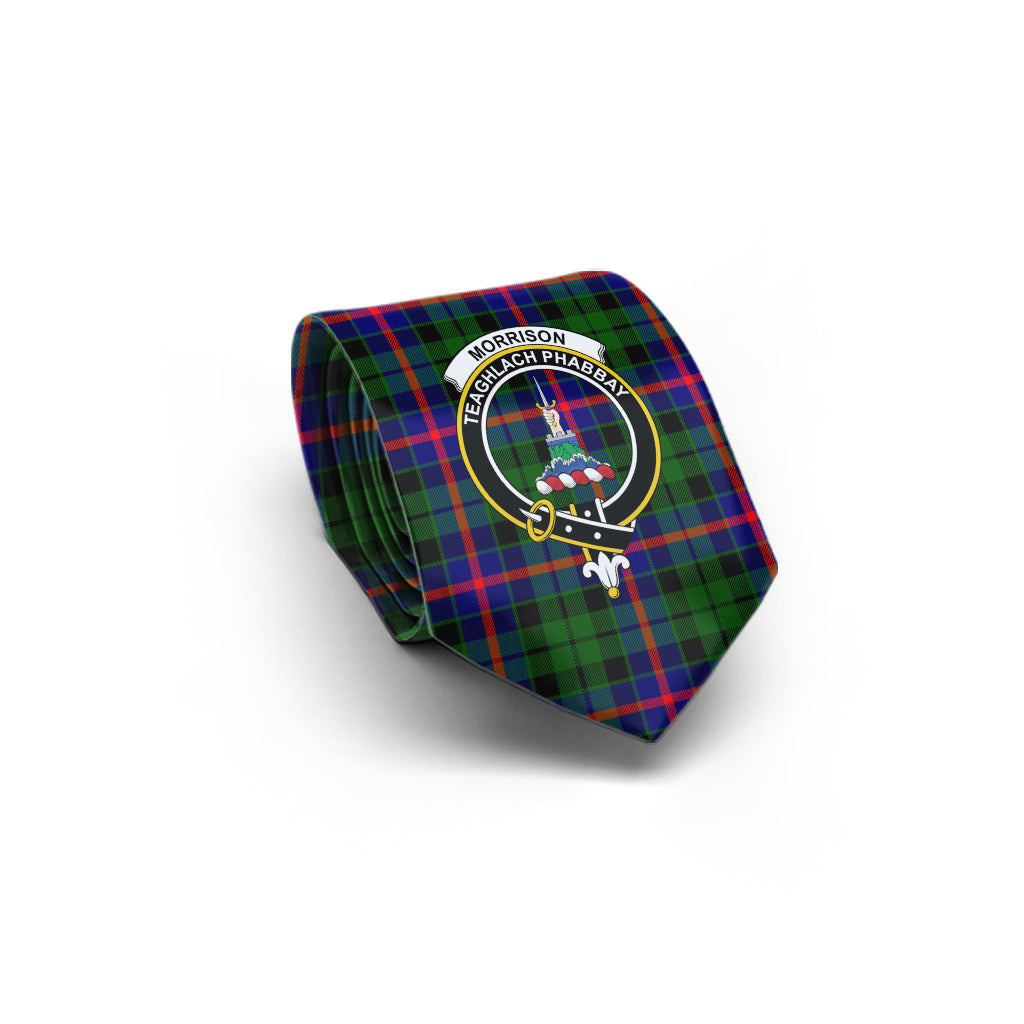 morrison-modern-tartan-classic-necktie-with-family-crest