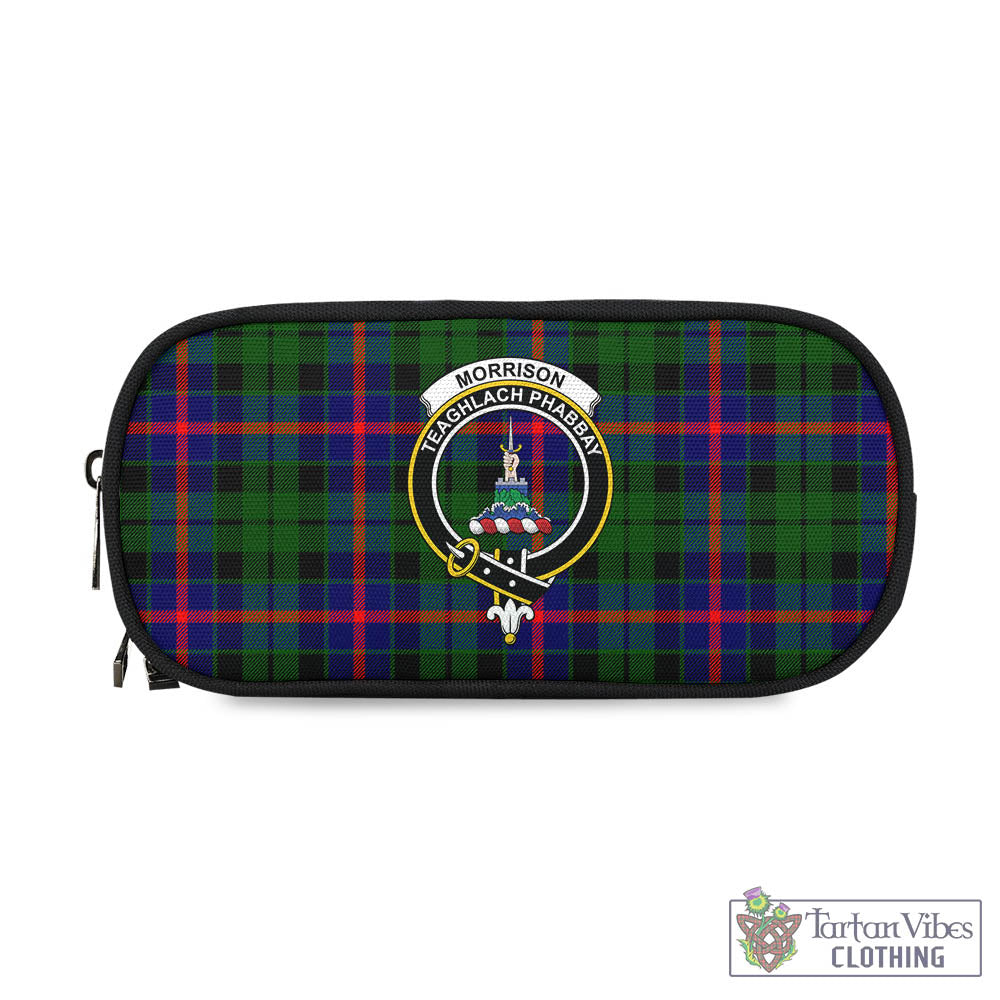 Tartan Vibes Clothing Morrison Modern Tartan Pen and Pencil Case with Family Crest