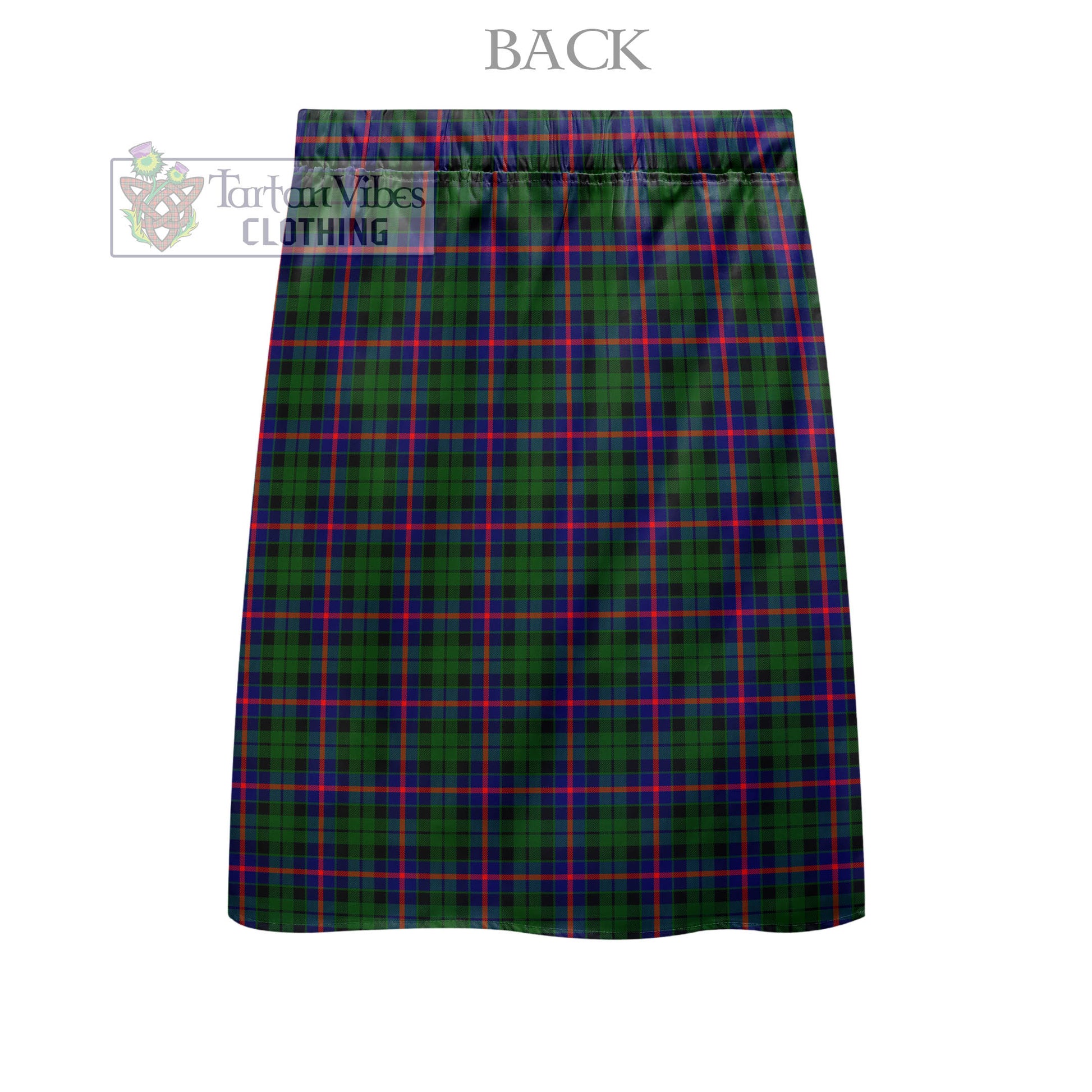 Tartan Vibes Clothing Morrison Modern Tartan Men's Pleated Skirt - Fashion Casual Retro Scottish Style