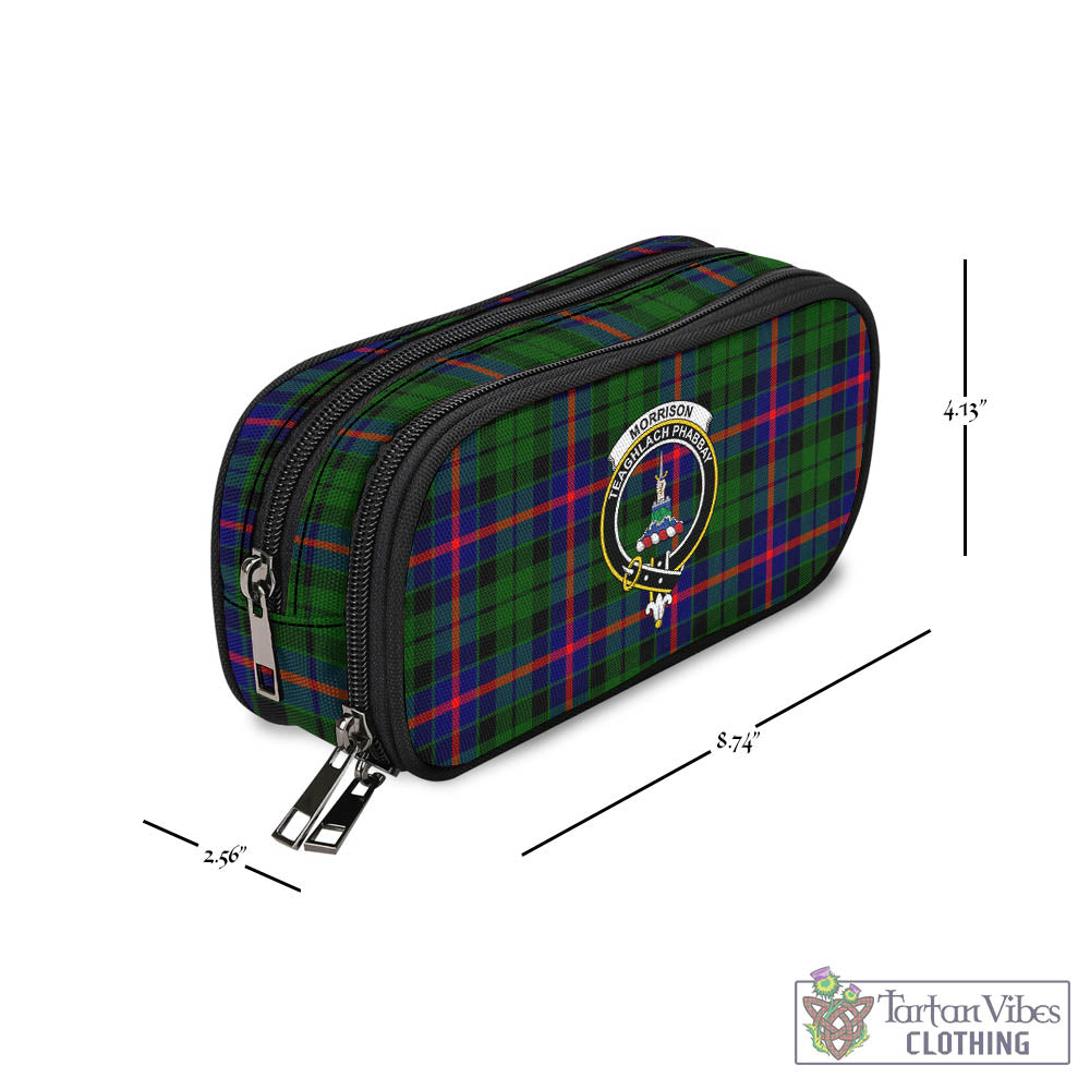 Tartan Vibes Clothing Morrison Modern Tartan Pen and Pencil Case with Family Crest