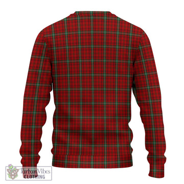 Morrison Red Tartan Ugly Sweater with Family Crest DNA In Me Style