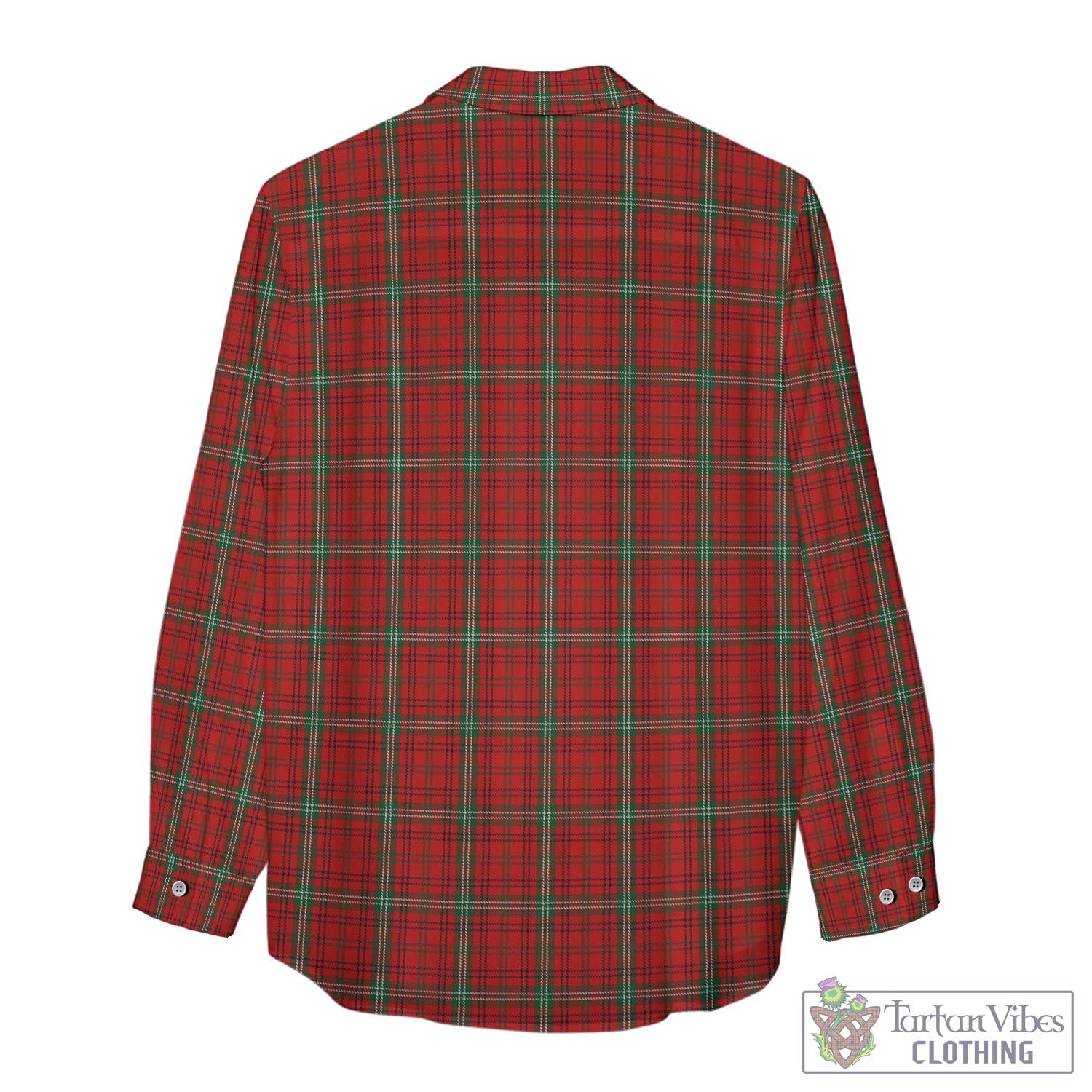 Morrison Red Tartan Womens Casual Shirt