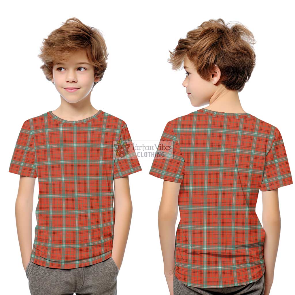 Tartan Vibes Clothing Morrison Red Ancient Tartan Kid T-Shirt