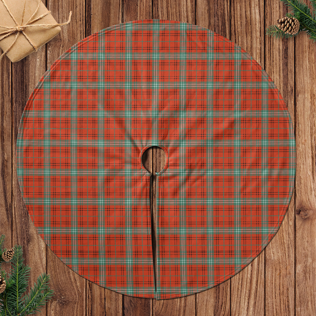 Morrison Red Ancient Tartan Christmas Tree Skirt - Tartanvibesclothing