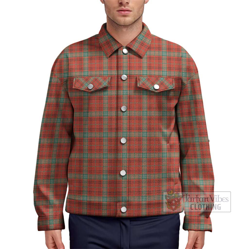 Morrison Red Ancient Tartan Unisex Lapel Cotton Jacket Unisex - Tartan Vibes Clothing