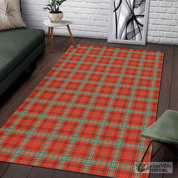 Morrison Red Ancient Tartan Area Rug