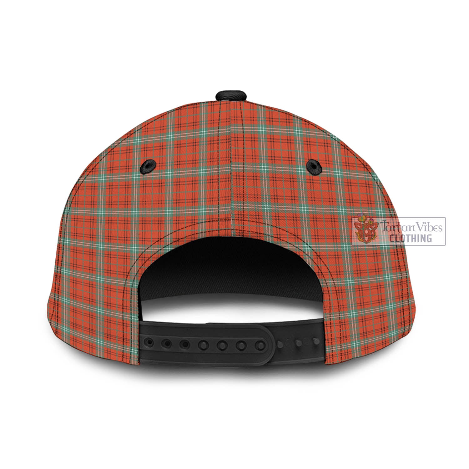 Tartan Vibes Clothing Morrison Red Ancient Tartan Classic Cap with Family Crest In Me Style