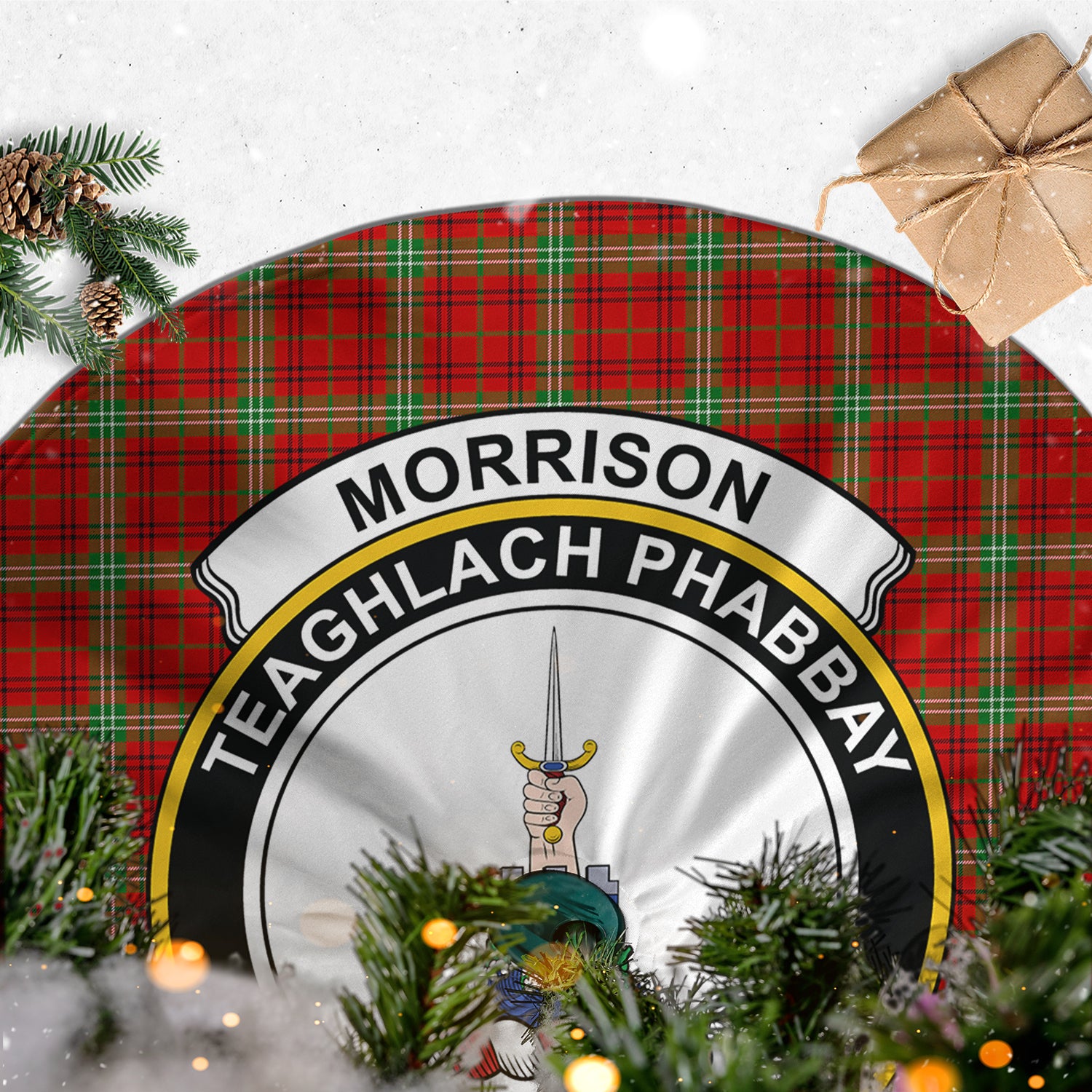 morrison-red-modern-tartan-christmas-tree-skirt-with-family-crest