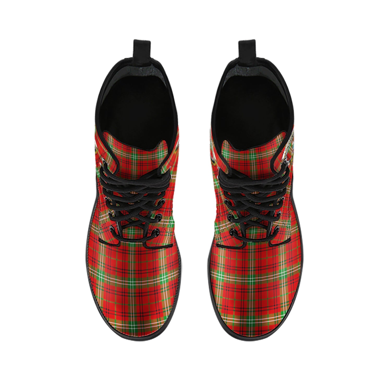 morrison-red-modern-tartan-leather-boots-with-family-crest
