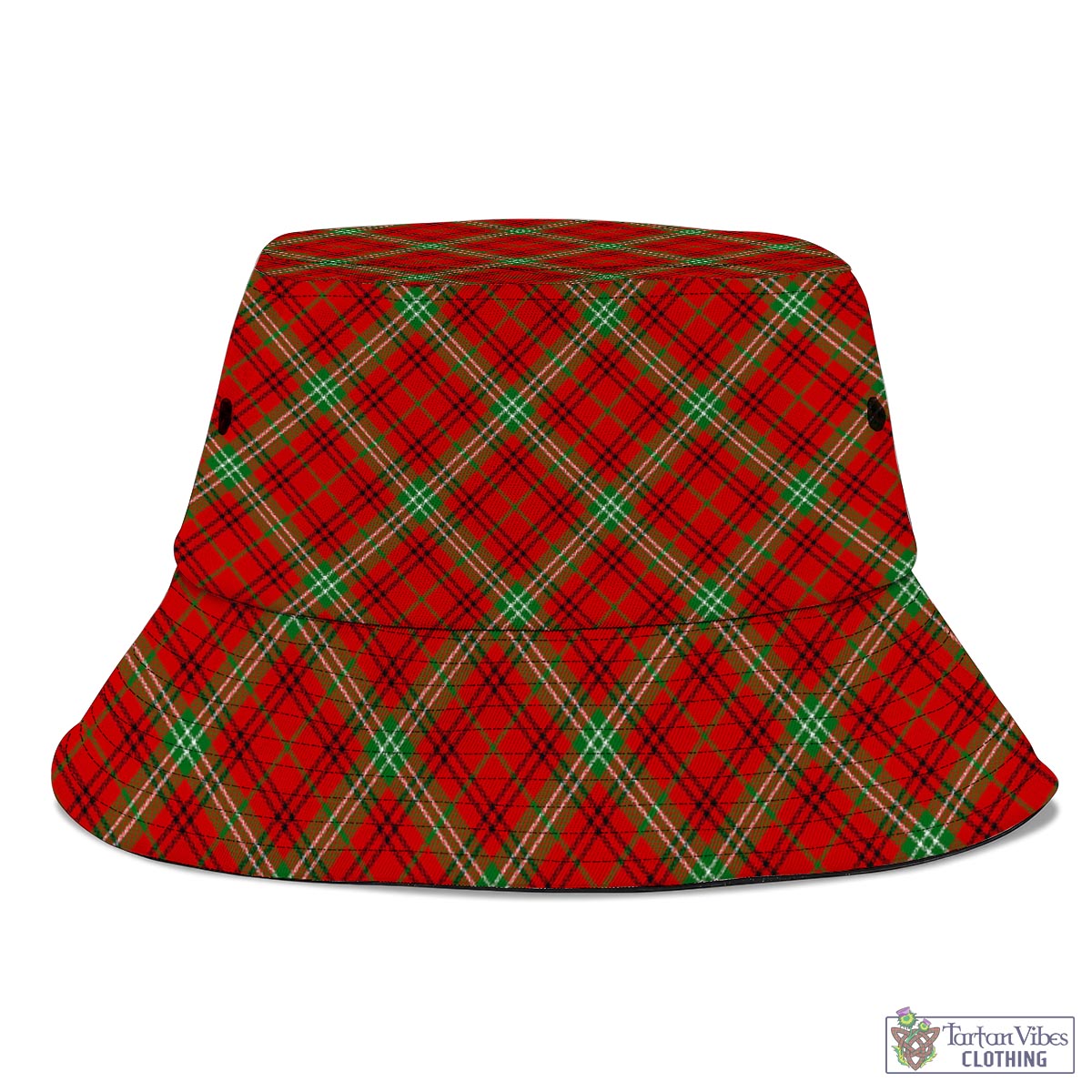 Tartan Vibes Clothing Morrison Red Modern Tartan Bucket Hat