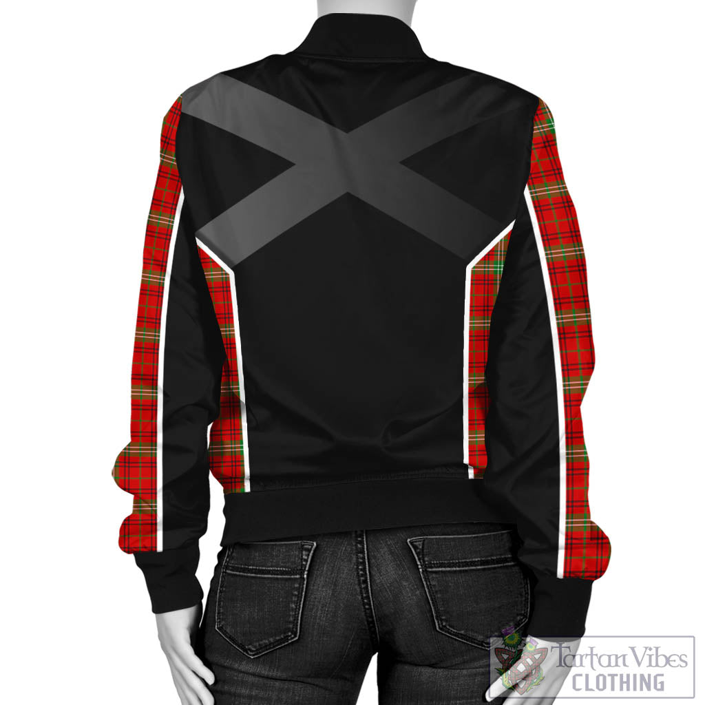 Tartan Vibes Clothing Morrison Red Modern Tartan Bomber Jacket with Family Crest and Scottish Thistle Vibes Sport Style