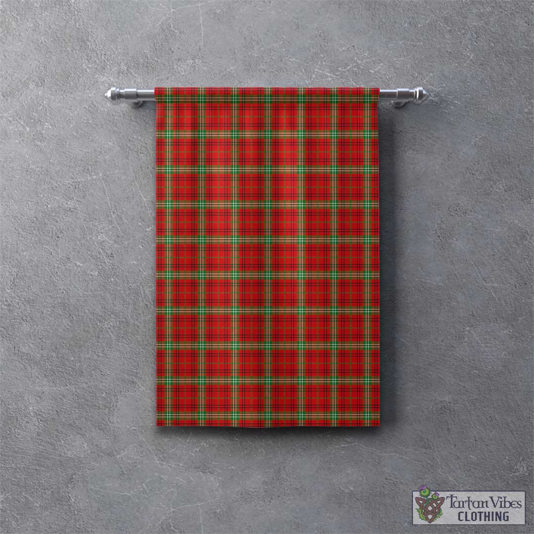 Tartan Vibes Clothing Morrison Red Modern Tartan Gonfalon, Tartan Banner