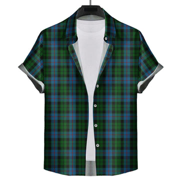 Morrison Society Tartan Short Sleeve Button Down Shirt