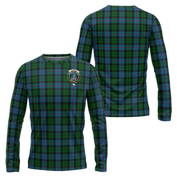 Morrison Society Tartan Long Sleeve T-Shirt with Family Crest