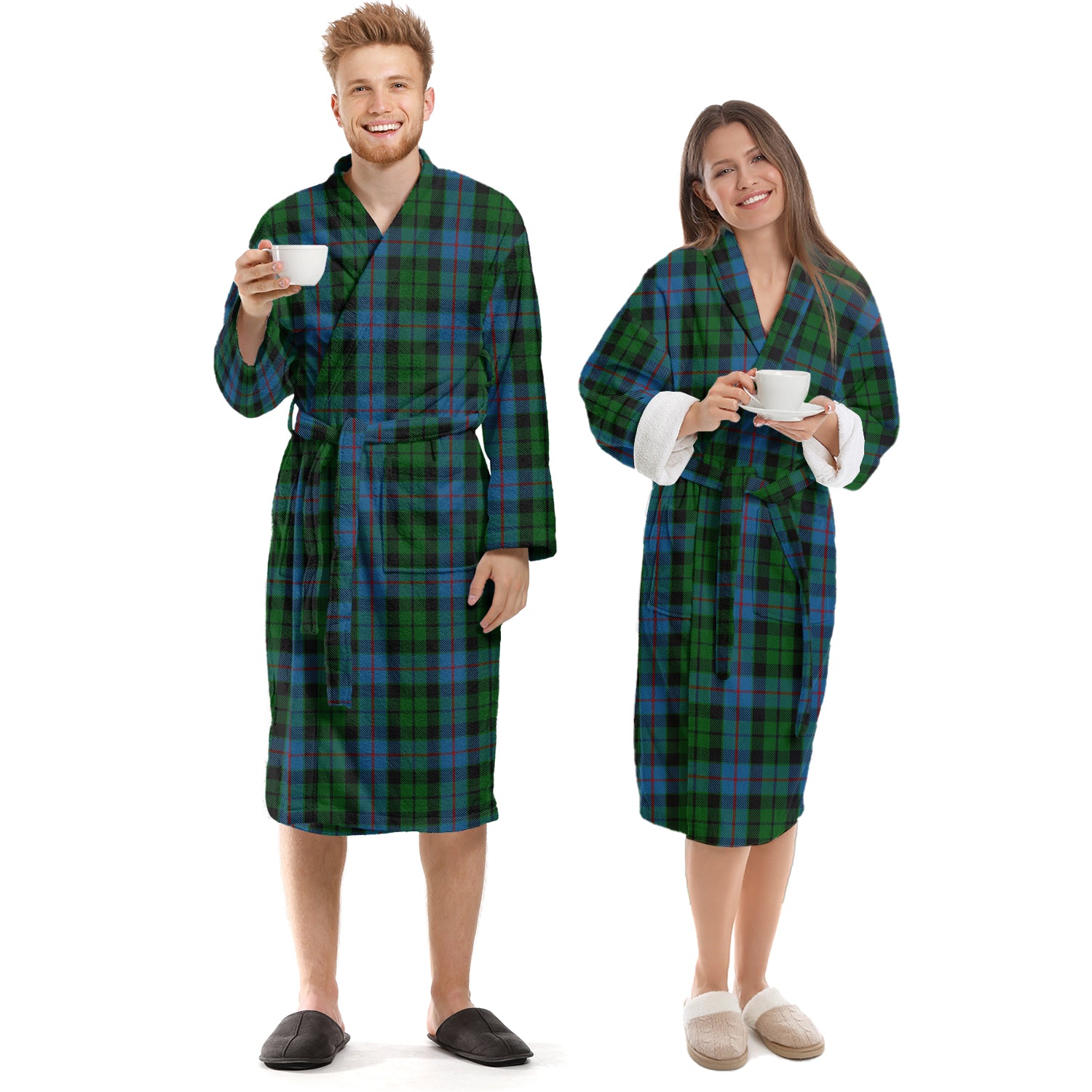 Morrison Society Tartan Bathrobe Unisex S - Tartan Vibes Clothing