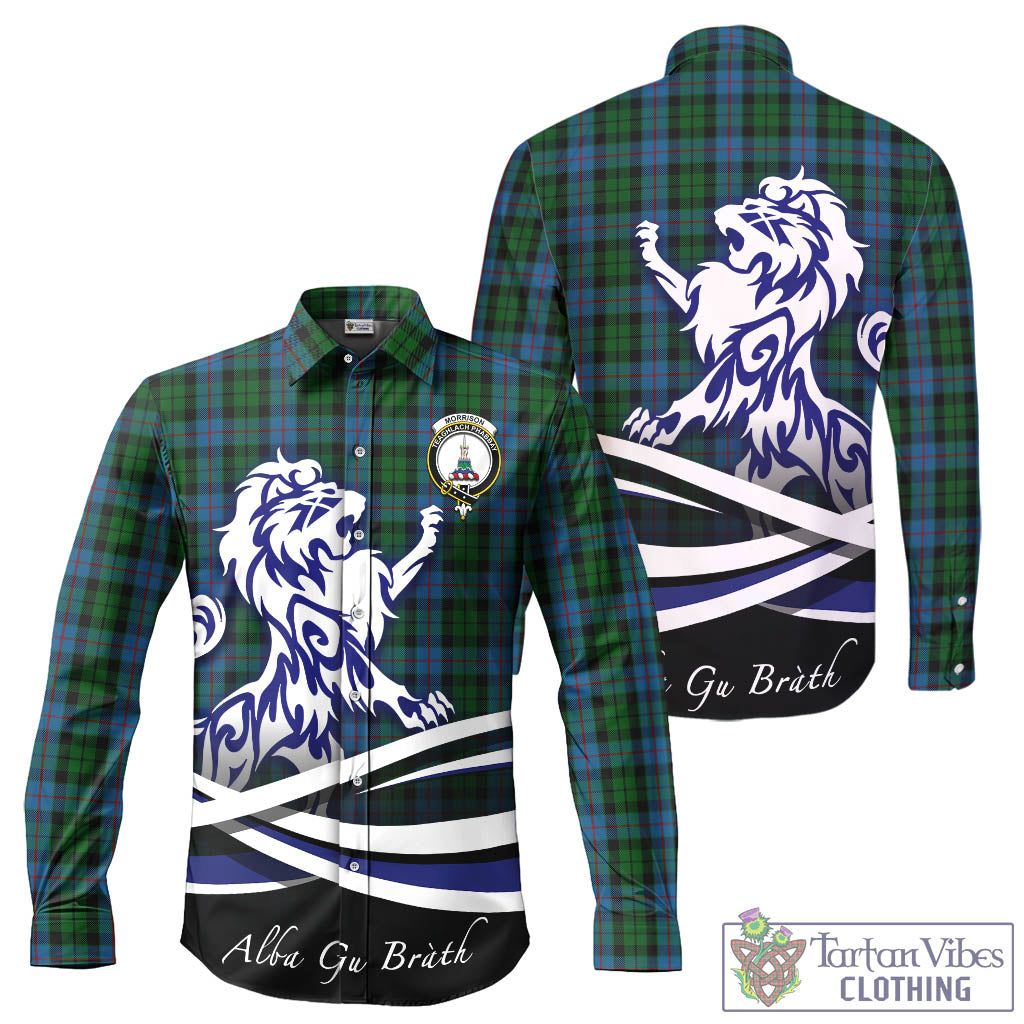 morrison-society-tartan-long-sleeve-button-up-shirt-with-alba-gu-brath-regal-lion-emblem