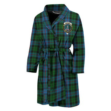 Morrison Society Tartan Bathrobe with Family Crest